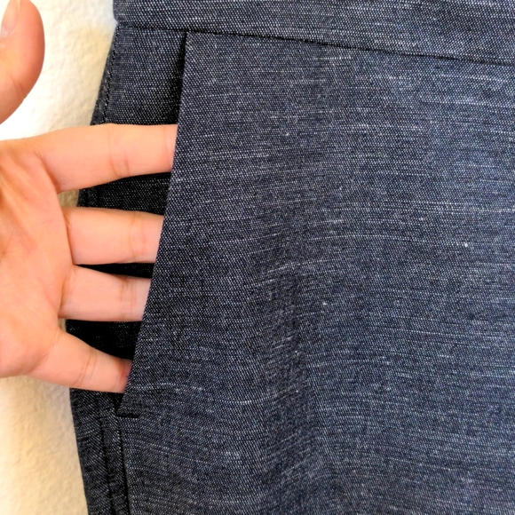 LOFT Marisa black straight pants size 4 - Picture 2 of 7